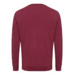 Iqoniq Zion recycled cotton crew neck - burgundy - Image 3