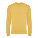 Iqoniq Zion recycled cotton crew neck - ochre yellow - Image 2