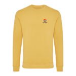 Iqoniq Zion recycled cotton crew neck - ochre yellow - Image 9