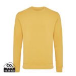 Iqoniq Zion recycled cotton crew neck - ochre yellow