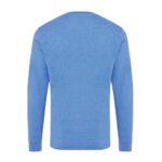 Iqoniq Denali recycled cotton crew neck undyed - heather blue - Image 3