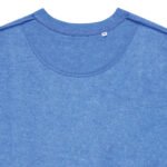 Iqoniq Denali recycled cotton crew neck undyed - heather blue - Image 4