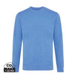 Iqoniq Denali recycled cotton crew neck undyed - heather blue