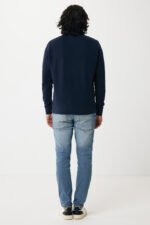 Iqoniq Etosha lightweight recycled cotton crew neck - navy - Image 5