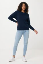 Iqoniq Etosha lightweight recycled cotton crew neck - navy - Image 7