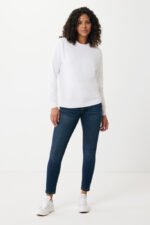 Iqoniq Etosha lightweight recycled cotton crew neck - white - Image 8