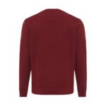 Iqoniq Etosha lightweight recycled cotton crew neck - burgundy - Image 3