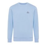 Iqoniq Etosha lightweight recycled cotton crew neck - sky blue - Image 4