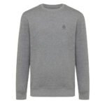 Iqoniq Etosha lightweight recycled cotton crew neck - light heather anthracite - Image 4