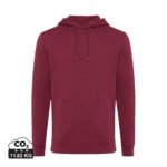 Iqoniq Jasper recycled cotton hoodie - burgundy