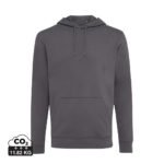 Iqoniq Jasper recycled cotton hoodie - anthracite