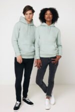Iqoniq Jasper recycled cotton hoodie - iceberg green - Image 5