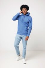 Iqoniq Torres recycled cotton hoodie undyed - heather blue - Image 6