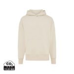 Iqoniq Yoho recycled cotton relaxed hoodie - natural raw