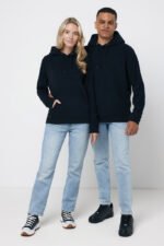 Iqoniq Trivor recycled polyester microfleece hoodie - black - Image 5