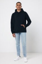 Iqoniq Trivor recycled polyester microfleece hoodie - black - Image 6