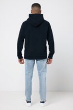 Iqoniq Trivor recycled polyester microfleece hoodie - black - Image 8