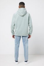 Iqoniq Trivor recycled polyester microfleece hoodie - iceberg green - Image 8