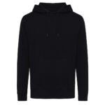 Iqoniq Rila lightweight recycled cotton hoodie - black - Image 2