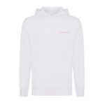 Iqoniq Rila lightweight recycled cotton hoodie - white - Image 5