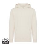 Iqoniq Rila lightweight recycled cotton hoodie - natural raw