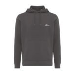 Iqoniq Rila lightweight recycled cotton hoodie - anthracite - Image 4