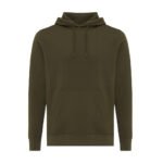 Iqoniq Rila lightweight recycled cotton hoodie - khaki - Image 2