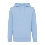 Iqoniq Rila lightweight recycled cotton hoodie - sky blue - Image 2