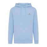Iqoniq Rila lightweight recycled cotton hoodie - sky blue - Image 9