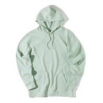 Iqoniq Rila lightweight recycled cotton hoodie - iceberg green - Image 4