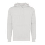Iqoniq Rila lightweight recycled cotton hoodie - light heather grey - Image 2
