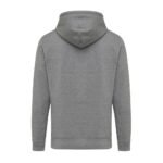 Iqoniq Rila lightweight recycled cotton hoodie - light heather anthracite - Image 3