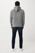 Iqoniq Rila lightweight recycled cotton hoodie - light heather anthracite - Image 7
