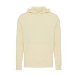 Iqoniq Rila lightweight recycled cotton hoodie - cream yellow - Image 2