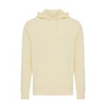 Iqoniq Rila lightweight recycled cotton hoodie - cream yellow