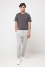 Iqoniq Cooper recycled cotton jogger - heather grey - Image 5