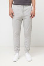 Iqoniq Cooper recycled cotton jogger - heather grey - Image 6