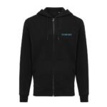 Iqoniq Abisko recycled cotton zip through hoodie - black - Image 5