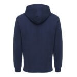 Iqoniq Abisko recycled cotton zip through hoodie - navy - Image 3