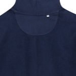 Iqoniq Abisko recycled cotton zip through hoodie - navy - Image 4