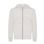 Iqoniq Abisko recycled cotton zip through hoodie - natural raw - Image 2