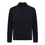 Iqoniq Talung recycled polyester microfleece zip through - black - Image 2