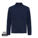 Iqoniq Talung recycled polyester microfleece zip through - navy