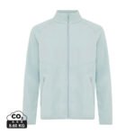 Iqoniq Talung recycled polyester microfleece zip through - iceberg green