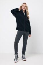 Iqoniq Diran recycled polyester pile fleece jacket - black - Image 8