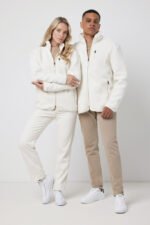 Iqoniq Diran recycled polyester pile fleece jacket - natural - Image 4