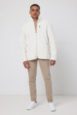 Iqoniq Diran recycled polyester pile fleece jacket - natural - Image 5