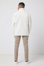 Iqoniq Diran recycled polyester pile fleece jacket - natural - Image 8